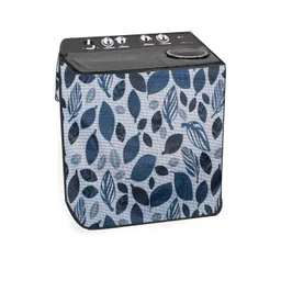 The Furnishing Tree Washing Machine Cover Ditzy Pattern Grey Compatible for Whirlpool 8Kg Semi-Auto-picture-27