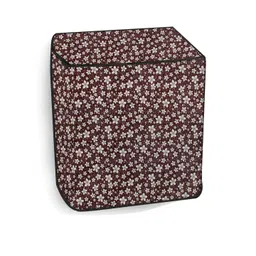 The Furnishing Tree Washing Machine Cover Floral Pattern Brown Compatible for Whirlpool 7.2Kg Semi--picture-36