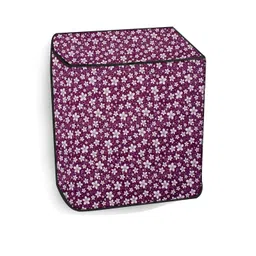 The Furnishing Tree Washing Machine Cover Floral Pattern Purple Compatible for Whirlpool 7.2Kg Semi-picture-32