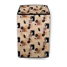 The Furnishing Tree Washing Machine Cover Lotus Pattern Beige Compatible for Whirlpool 7.5 Kg Fully-picture-33
