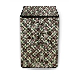 The Furnishing Tree Washing Machine Cover Luxury Pattern Yellow Compatible for Whirlpool 7.5 Kg Ful-picture-28