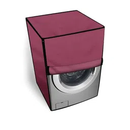The Furnishing Tree Washing Machine Cover Maroon Compatible for LG 7 Kg Front Loading FHM1207ADL-picture-11