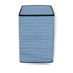 The Furnishing Tree Washing Machine Cover Pin Check Pattern Blue Compatible for Whirlpool 6.5 Kg Fu-picture-15