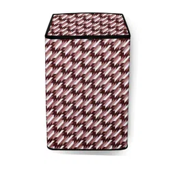 The Furnishing Tree Washing Machine Cover Symmetric Pattern Maroon Compatible for Whirlpool 6.2 Kg-picture-40