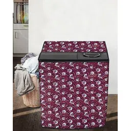 the furnishing tree Waterproof and Dustproof Semi Automatic Washing Machine Cover  -picture-13