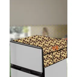 The Furnishing Tree Yellow Printed Refrigerator Cover-picture-37