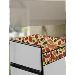 The Furnishing Tree Yellow Printed Refrigerator Cover-picture-38