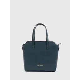 THE GUSTO Blue Solid Small Handbag-picture-44