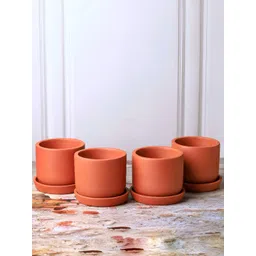 The handicraftian 4Pc Small Autumn Planters-picture-23