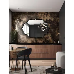 THE HANDMADE FLAIR Black Irregular Mirror Wall Decor-picture-28