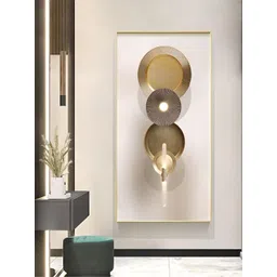 THE HANDMADE FLAIR Canvas Wall Living Room Rectangle Paintings Wall Art -36.61 x 19.69In-picture-30