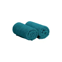 The Happy Pod 2 Piece Teal 530 GSM High Absorbent Bamboo Cotton Hand Towels-picture-36