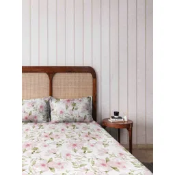 The Happy Pod Pink & White Floral Summer Single Bed Dohar-picture-33
