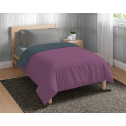 The Happy Pod Purple & Grey Microfiber AC Room 150 GSM Single Bed Comforter-picture-20