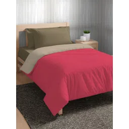 The Happy Pod Red Microfiber AC Room 150 GSM Single Bed Comforter-picture-12
