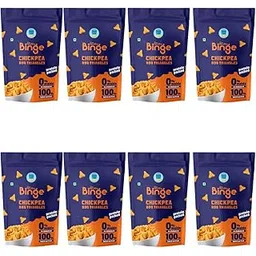 The Healthy Binge Chickpea Protein Triangle Chips | As seen on Shark Tank India | BBQ Flavour | High Protein & Fiber | Family Size Packs 60g X 8 Nos-picture-23