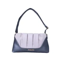 THE HOLISTIK Ishante Grey Textured Medium Sling Handbag-picture-12