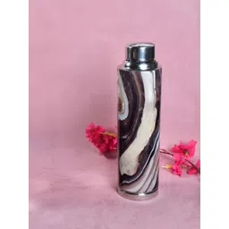 THE HOME CO. Brown & White Single Stainless Steel Printed Water Bottle-picture-22