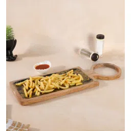 the home co. Gold Mango wood 19 Inch Appetizer Platters-picture-18