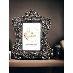 THE HOME CO. Silver-Toned Metal Wall Photo Frame-picture-10