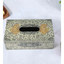 the home co. Turkish Beige Wood Tissue Holder-picture-24