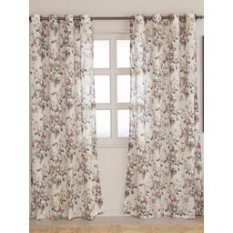 The Home Story Set of 2 Cotton Sheer Door Curtain-picture-38