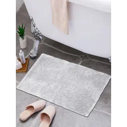 THE HOME TALK Grey 2 Pieces Anti Skid Bath Rugs-picture-26