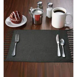 the home talk Guam (19x13) Grey Cotton (Set of 4) Placemat-picture-25