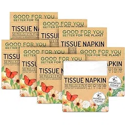 The Honest Home Company | 2 Ply Tissue Paper Napkins | 50 Pulls/Box | Daily Use Napkin Tissues| Pack Of 8 | 400 Pulls (50x8) (As seen on Shark Tank)-picture-17