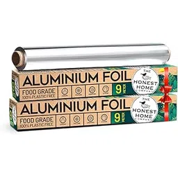 the honest home company The Honest Home Co. | Aluminium Foil 18 Meters, 11 microns | BIS Certified | Pack of 2 (9M + 9M)-picture-10