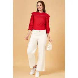 the honey jar Women's Solid Comfort Fit Top image 5