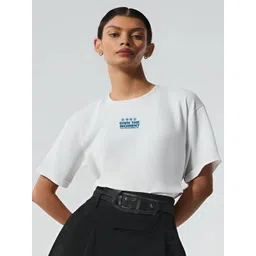 The Hustle Groove Co. Unisex Typography Printed Round Neck Pure Cotton Oversized T-shirt-picture-39