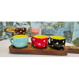 the india style white Yellow pari #50 Ceramic Coffee Mug image 1