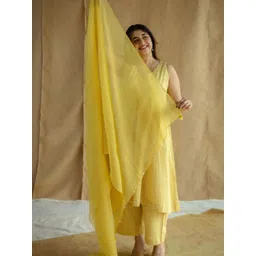 THE INDIAN ETHNIC CO Cotton Kota Doria Dupatta-picture-34