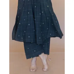 The Indian Ethnic Co Green Dabu Handblock Printed Cotton Straight Pant-picture-40