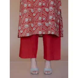 The Indian Ethnic Co Madder Cotton Straight Fit Pants-picture-47