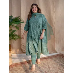 THE INDIAN ETHNIC CO Printed Block Print Dupatta-picture-35