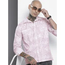 The Indian Garage Co Abstract Printed Pure Cotton Casual Shirt-image-19