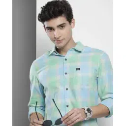 the indian garage co Checked Shirt with Patch Pocket-picture-33