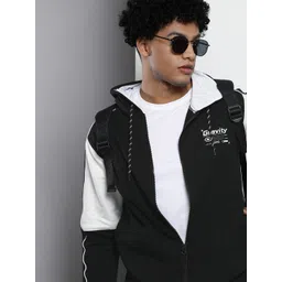 The Indian Garage Co Men Black Hooded Sweatshirt-picture-37