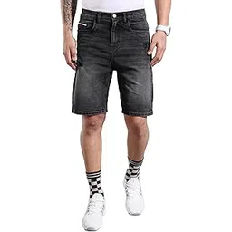 the indian garage co Men Black Outdoor Shorts-picture-43