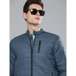 The Indian Garage Co Men Blue Padded Jacket-picture-31