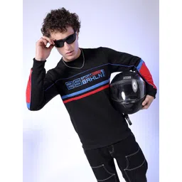 The Indian Garage Co Men Colourblocked Sweatshirt-picture-38