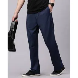 the indian garage co Men Mid-Rise Relaxed Fit Street Wear Track Pants-picture-28