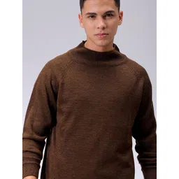 The Indian Garage Co Men Mock Collar Pullover Sweaters-picture-27