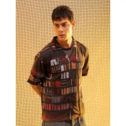 The Indian Garage Co Men Opaque Printed Casual Shirt-picture-12