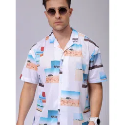 The Indian Garage Co Men Opaque Printed Casual Shirt-picture-23