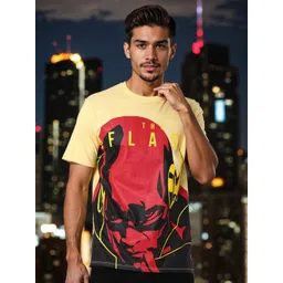 The Indian Garage Co Men Printed Applique Slim Fit T-shirt-picture-37
