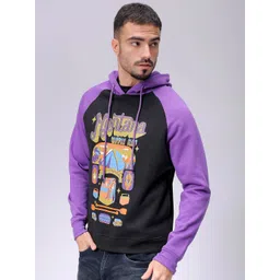 The Indian Garage Co Men Printed Hooded Sweatshirt-image-25