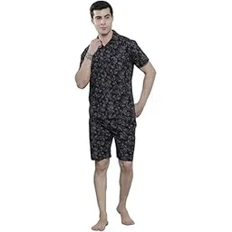 the indian garage co Men Regular Fit Checkered Boxers & Shirt Lounge Set-picture-29